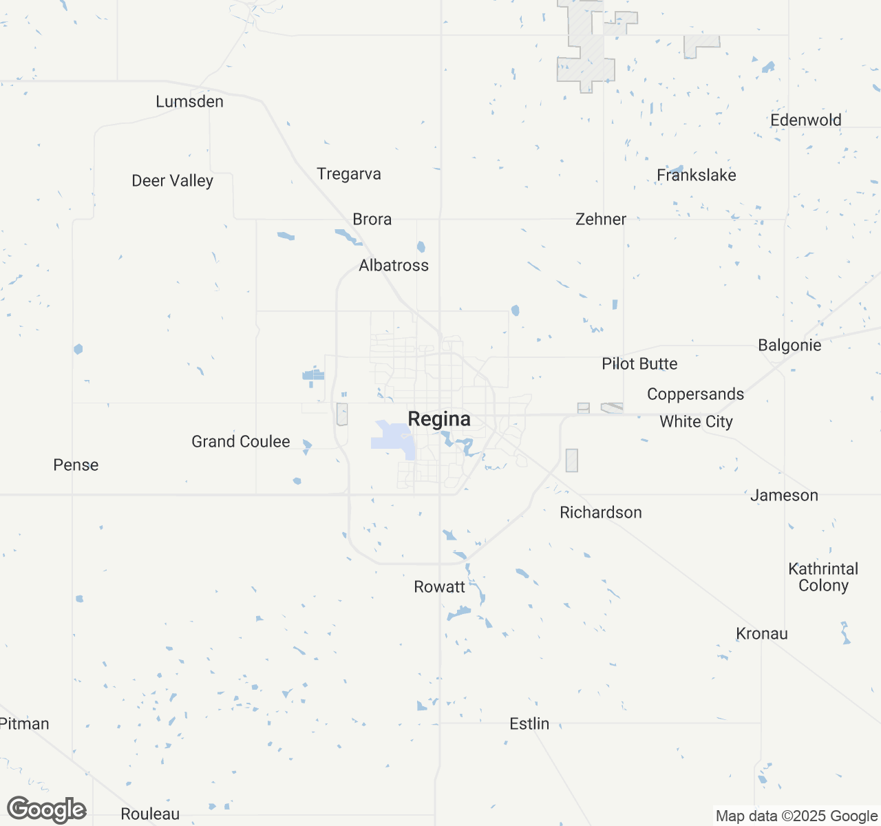 Map of Regina